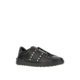 Valentino Garavani Black Leather Low Top Sneakers
