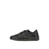Valentino Garavani Black Leather Low Top Sneakers