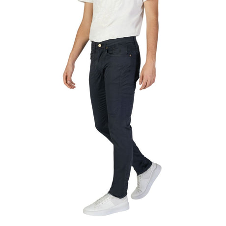 Jeckerson Blue Cotton Skinny Pants
