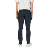 Jeckerson Blue Cotton Skinny Pants