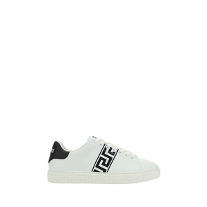 Versace White Rubber Low Top Sneakers