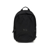 Y-3 Black Polyester Backpack