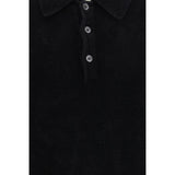 Sunflower Black Cotton Polo Shirt