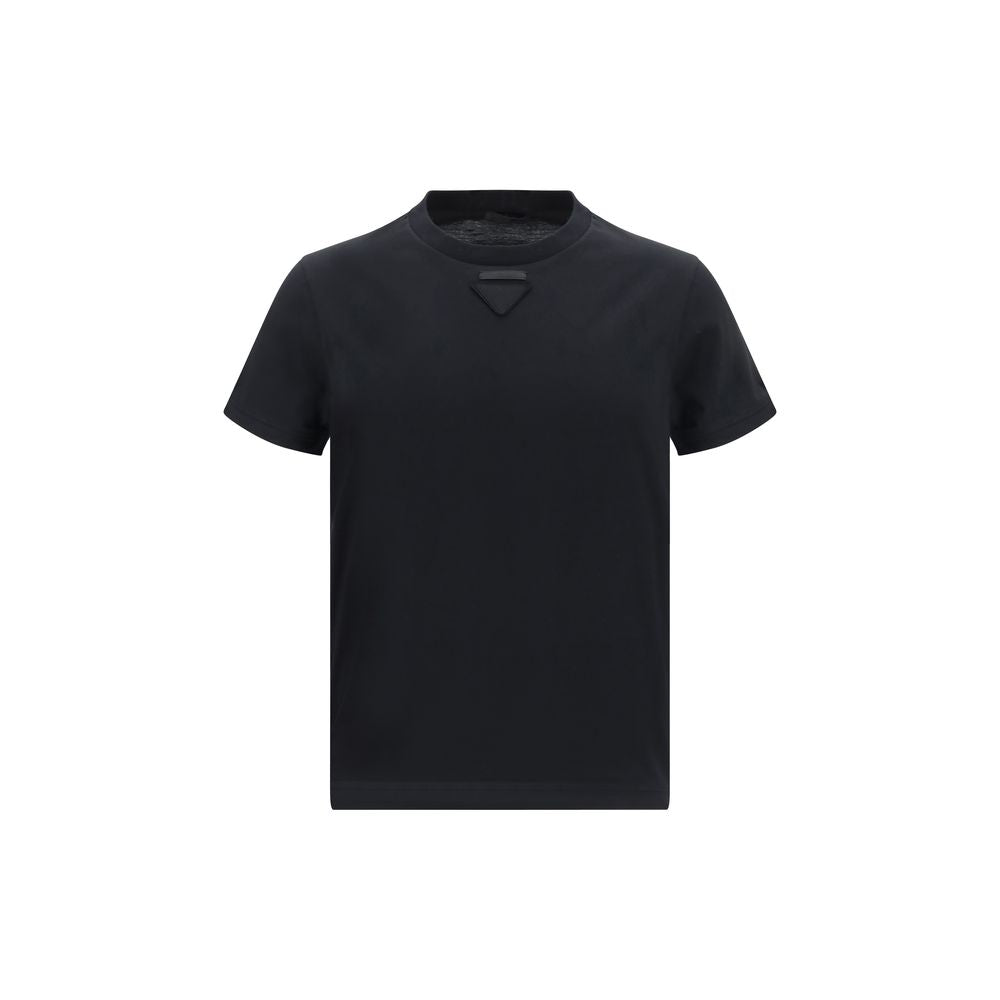 Prada Black Cotton T-Shirt