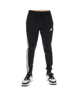 Adidas Black Cotton Joggers (Workout Pants)