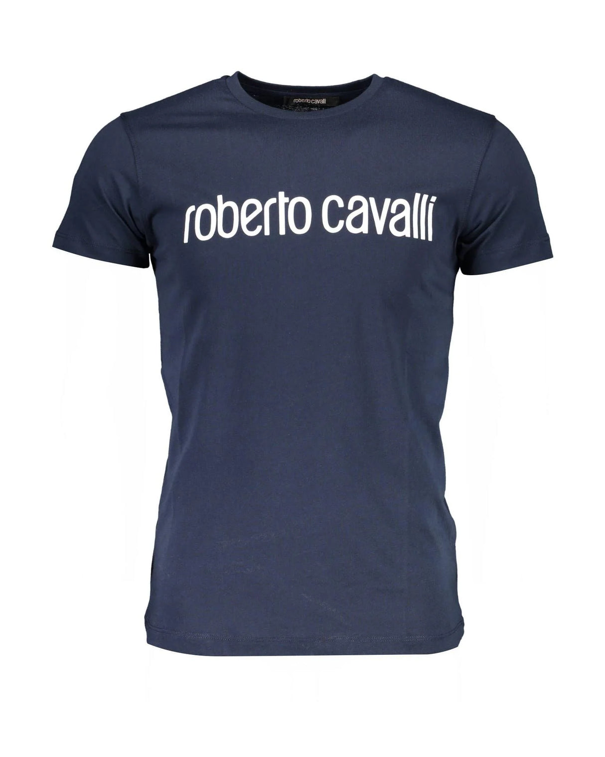 Roberto Cavalli Blue Cotton T-Shirt