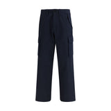 Burberry Blue Cotton Cargo Pants