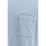 Marni Light Blue Cotton T-Shirt
