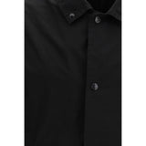 Stone Island Black Polyester Coat