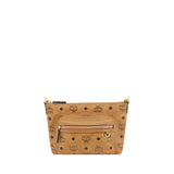 MCM Brown Polyethylene Shoulder Bag