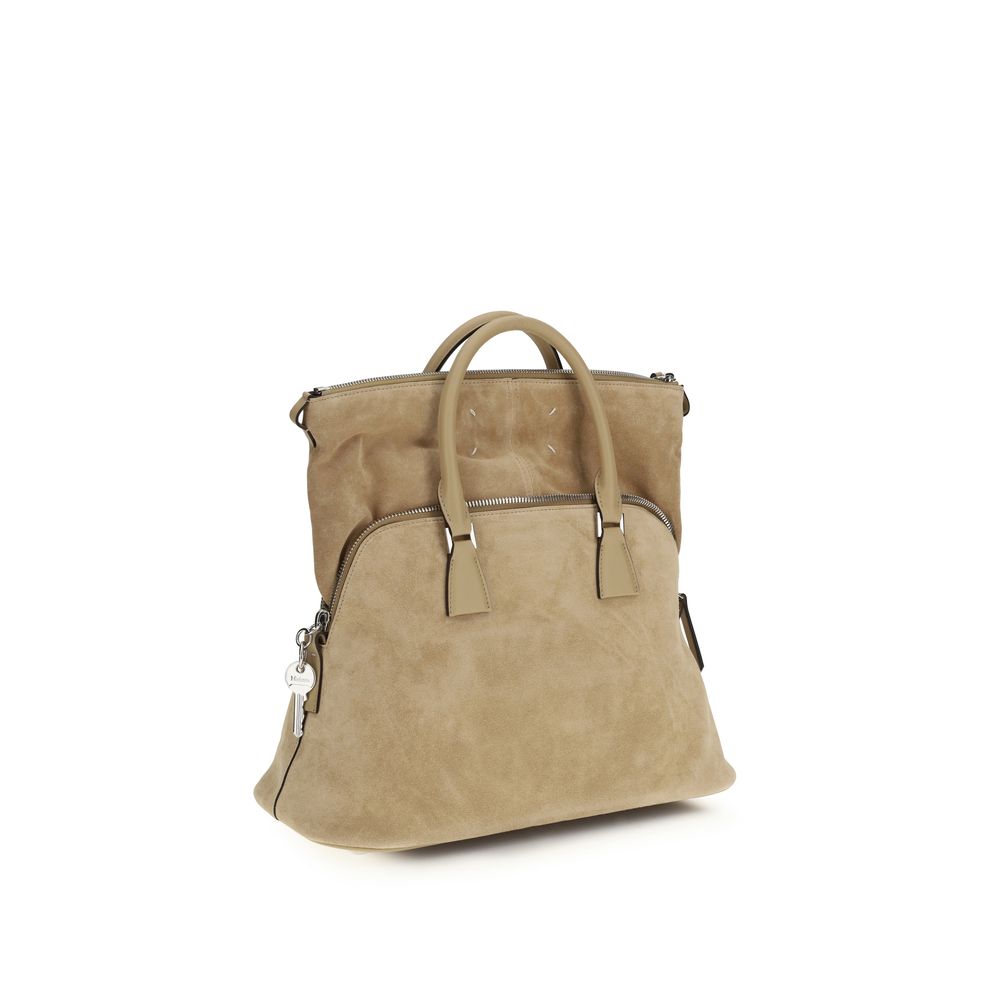 Margiela Beige Calf Leather Bos Taurus Shoulder Bag