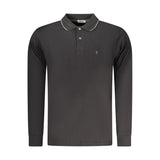 Coveri Moving Black Cotton Mens Polo Shirt