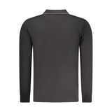 Coveri Moving Black Cotton Mens Polo Shirt