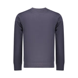 Coveri Moving Blue Cotton Men Sweatshirt