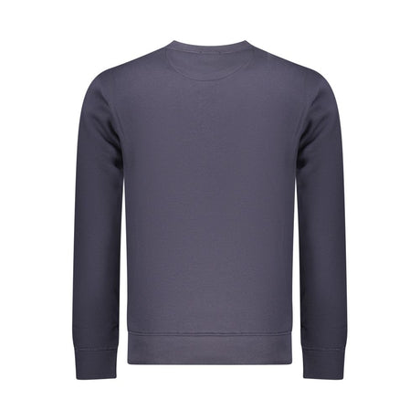 Coveri Moving Blue Cotton Men Sweatshirt