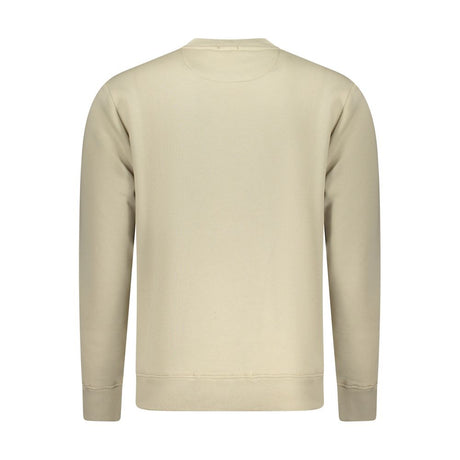 Coveri Moving Beige Cotton Men's Sweatshirt