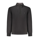 Coveri Moving Black Cotton Men Sweatshirt