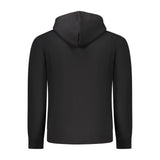 Coveri Moving Black Cotton Men's Hooded Sweatshirt