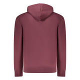 Coveri Moving Red Cotton Men's Hooded Sweatshirt