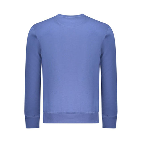 Coveri Moving Blue Cotton Men Sweatshirt