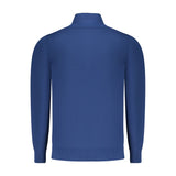 Coveri Moving Blue Viscose Men Sweater
