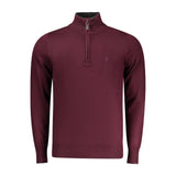 Coveri Moving Red Viscose Men Sweater