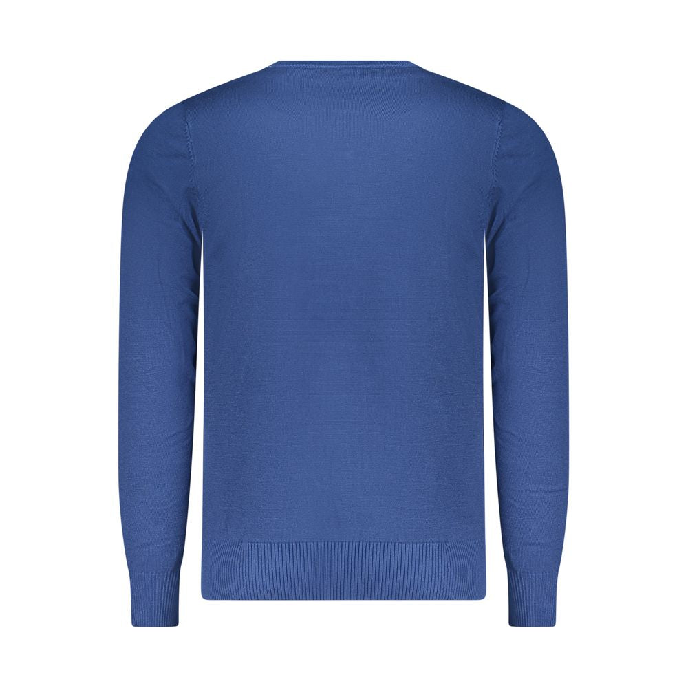 Coveri Moving Blue Viscose Men's Sweater
