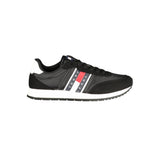 Tommy Hilfiger Black Polyurethane Men Sneaker
