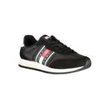 Tommy Hilfiger Black Polyurethane Men Sneaker