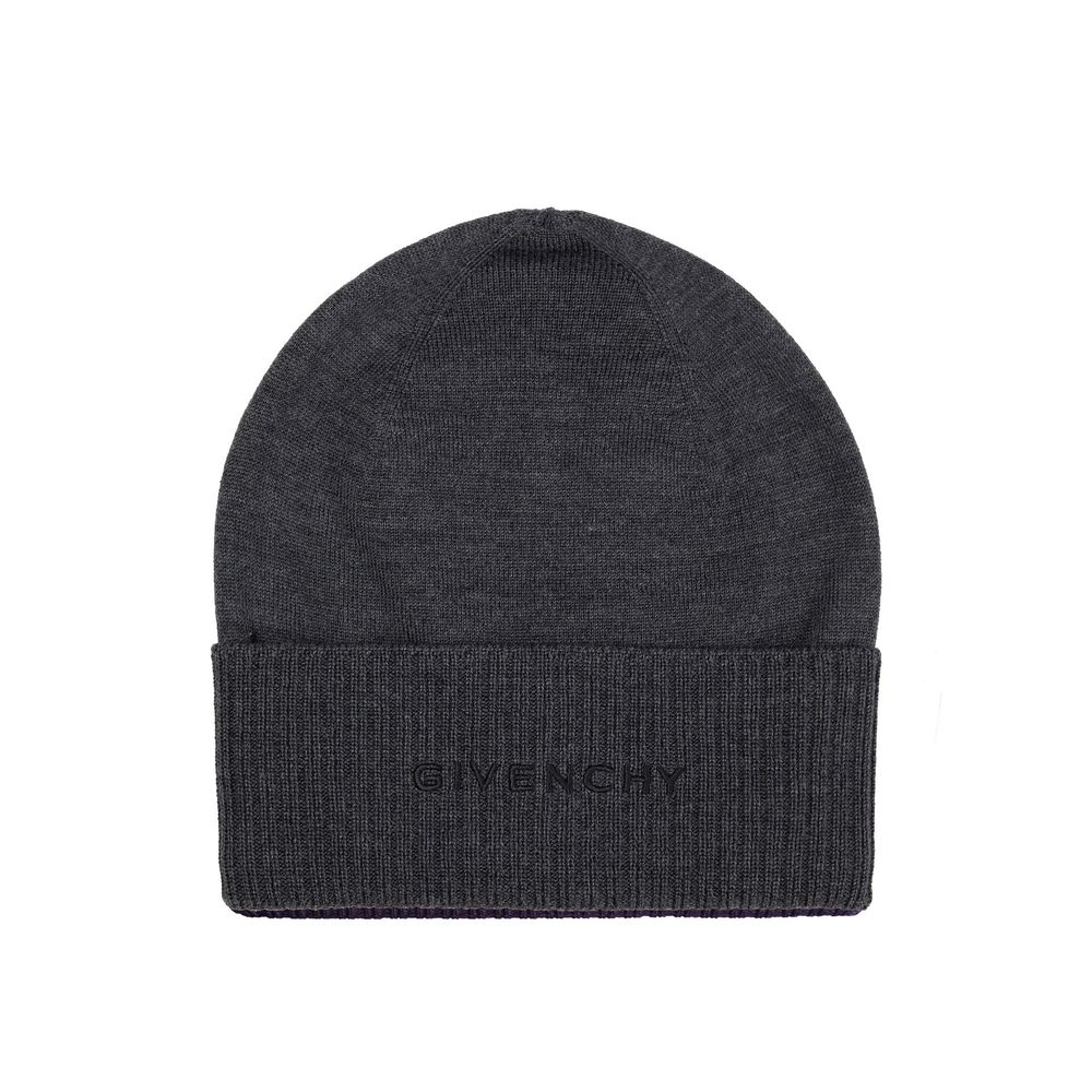 Givenchy Gray Wool Beanie