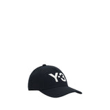 Y-3 Black Cotton Cap (Baseball Hat)