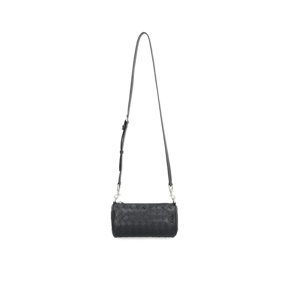 Bottega Veneta Black Calfskin Shoulder Bag