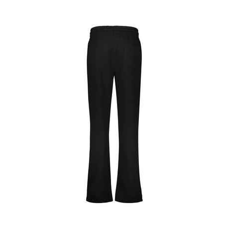 Off-White Black Cotton Casual Pants