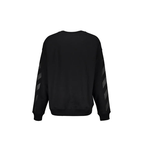 Off-White Black Cotton Sweatshirt