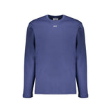 Off-White Blue Cotton T-Shirt