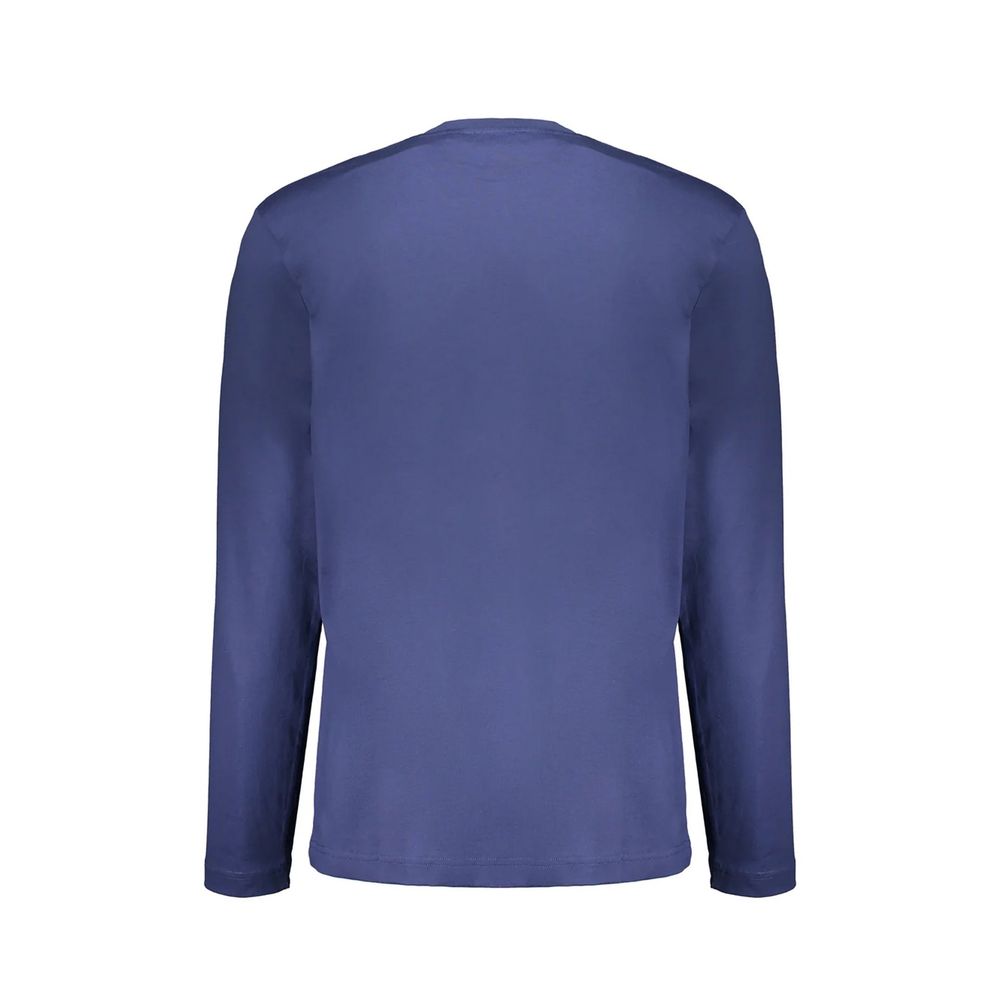 Off-White Blue Cotton T-Shirt