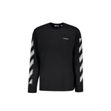 Off-White Black Cotton Sweatshirt