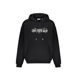 Off-White Black Cotton Sweatshirt