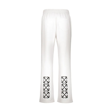 Off-White White Cotton Casual Pants