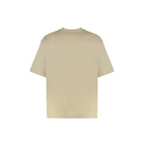 Off-White Beige Cotton T-Shirt