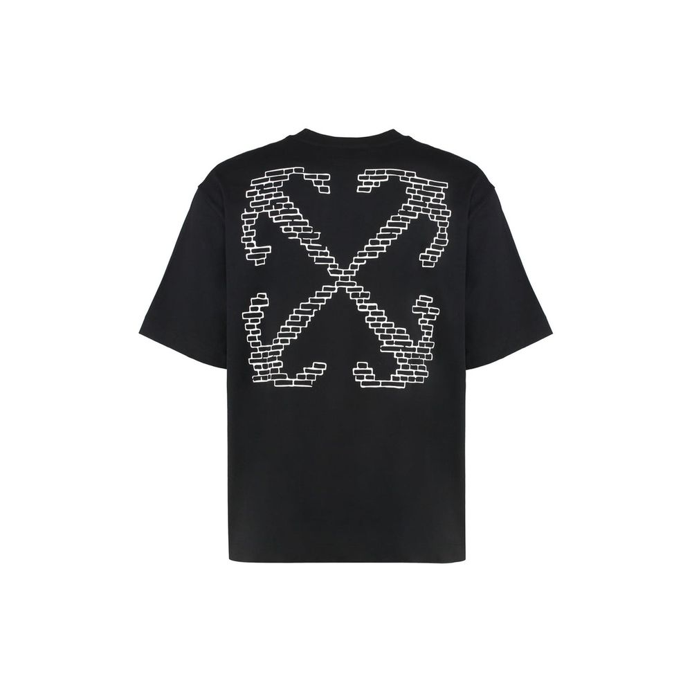 Off-White Black Cotton T-Shirt