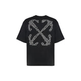 Off-White Black Cotton T-Shirt