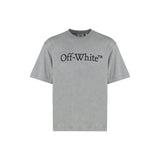 Off-White Gray Cotton T-Shirt