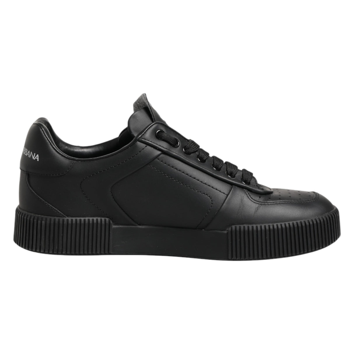 Dolce & Gabbana Black MIAMI Calf Low Top Men Sneakers Shoes