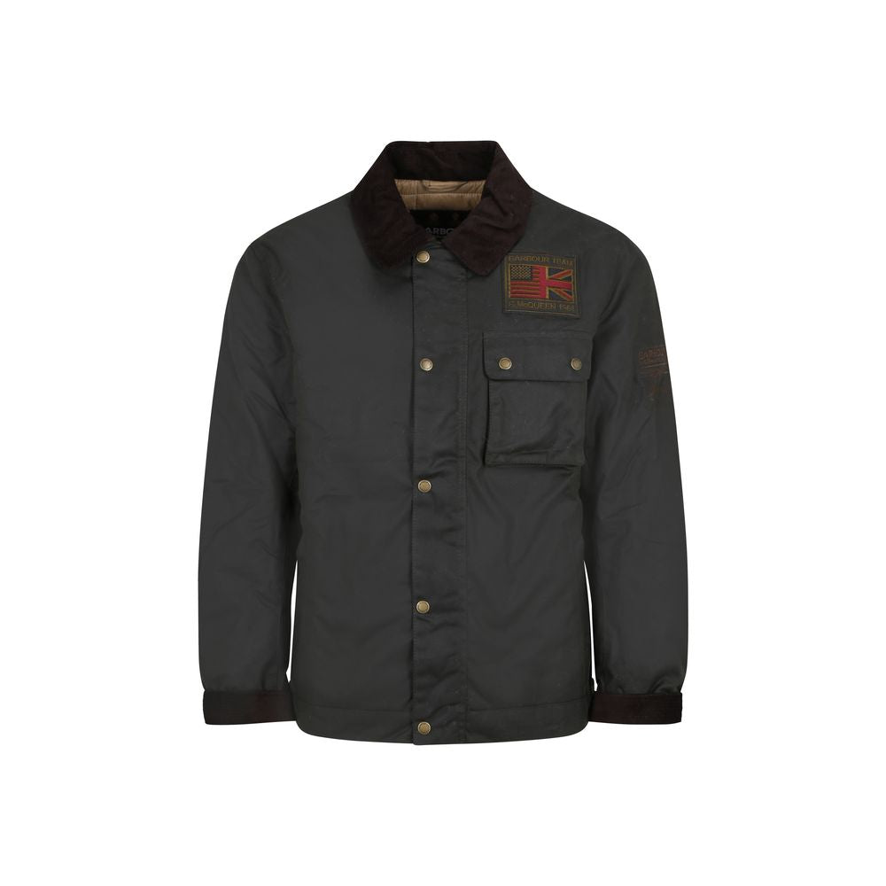 Barbour International Bicolor Cotton Coat