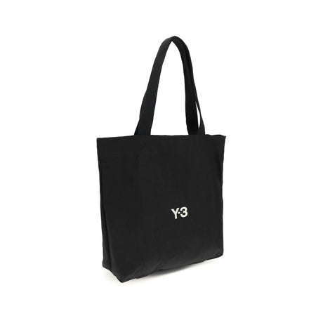 Y-3 Black Cotton Shoulder Bag