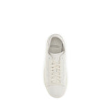 Y-3 White Calf Leather Bos Taurus Low Top Sneakers
