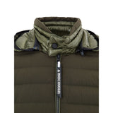 Moose Knuckles Green Nylon Coat