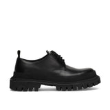 Dolce & Gabbana Black Calfskin Oxfords And Derbies