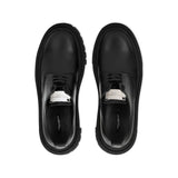 Dolce & Gabbana Black Calfskin Oxfords And Derbies
